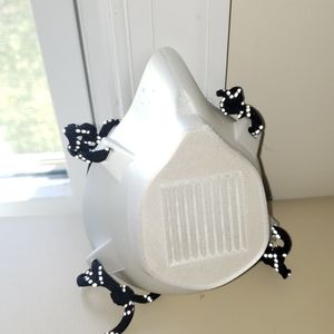 Pearl White Covid19 Mask